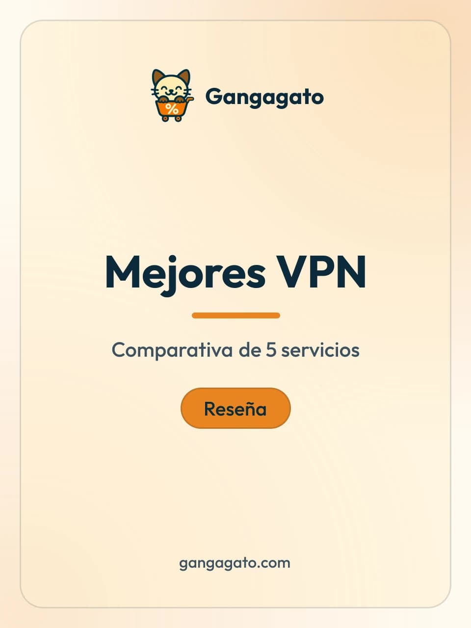 Tarjeta de Gangagato de la reseña Mejores VPN, comparativa de cinco servicios