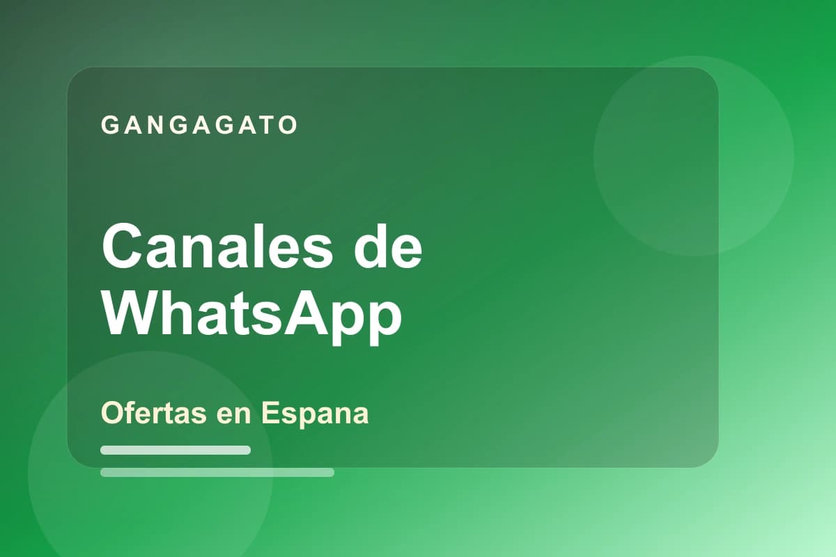 Mejores canales de WhatsApp de ofertas en Espana
