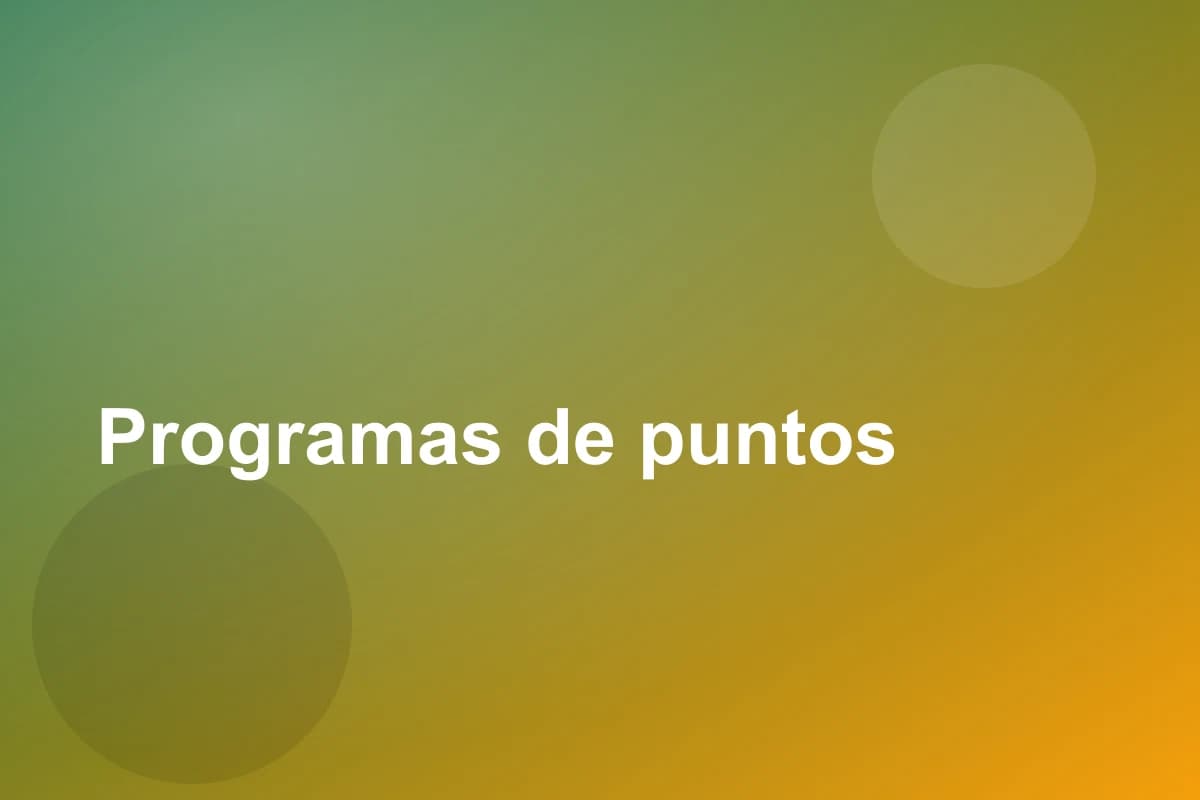 Programas de puntos y recompensas