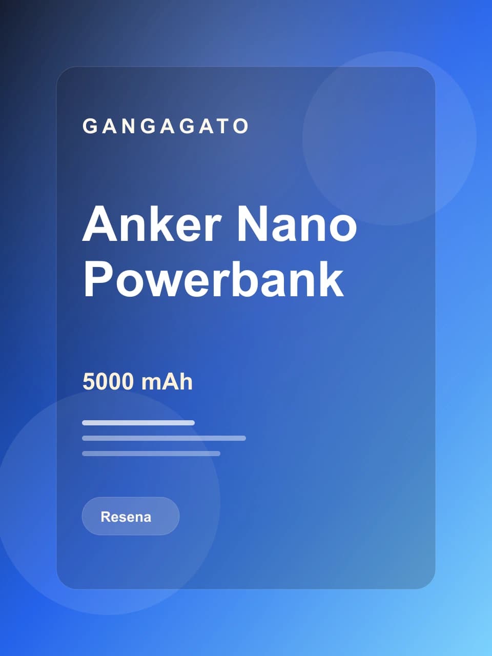 Anker Nano Powerbank 5000 mAh