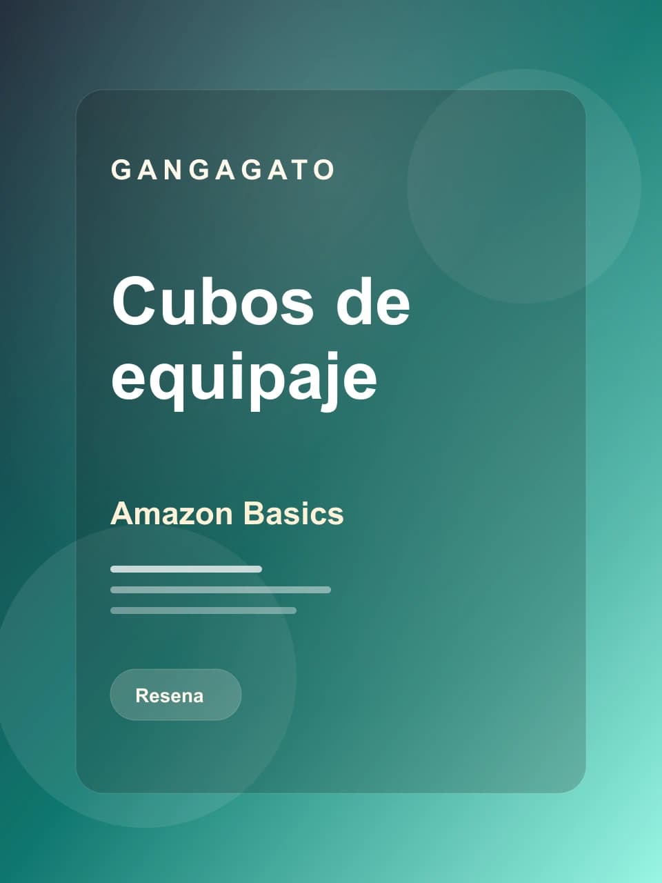 Cubos de equipaje Amazon Basics para maleta